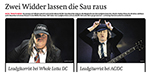 Whole lotta DC, Mühle Hunziken, Angus vs Fatgus, Berner Zeitung